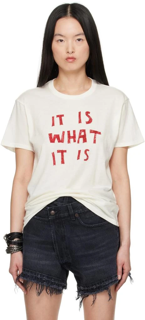 R13 Off-White 'It Is What It Is' Boy T-shirt 1