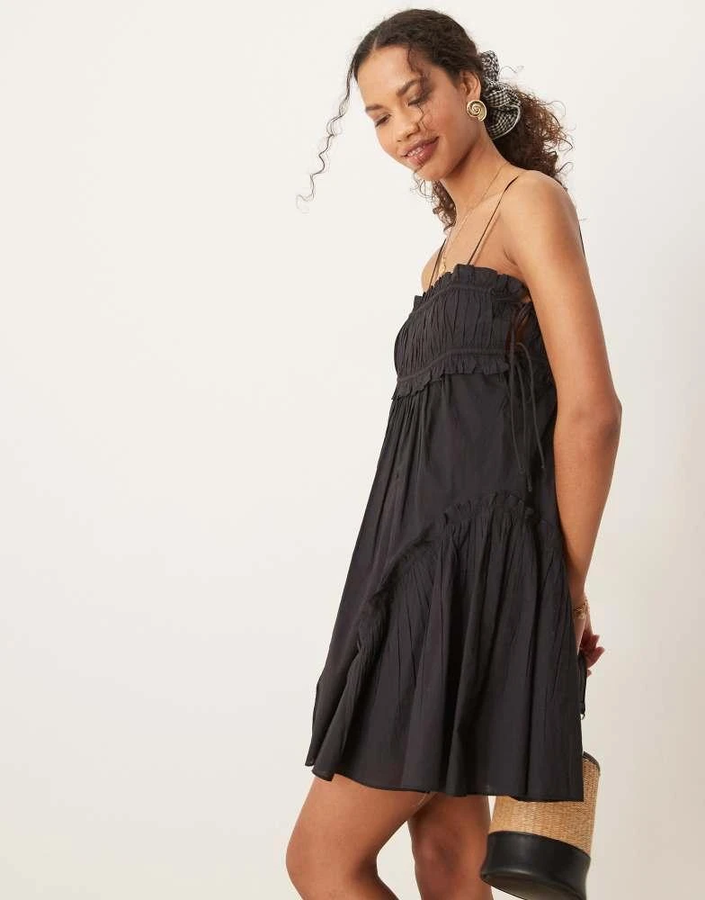 asos black babydoll dress PALOMA BLACK BABYDOLL DRESS  DISSH