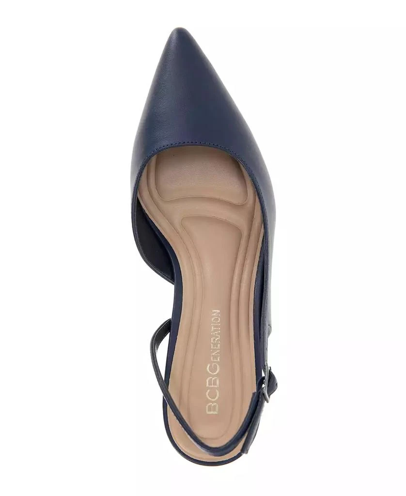 BCBG Women
s Kittie Kitten Heel Sling Back Pumps 4