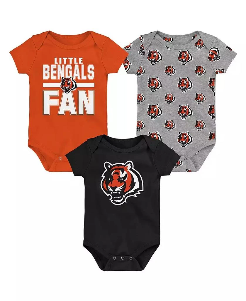 Outerstuff Newborn 3-Piece Cincinnati Bengals Little Tike Bodysuit Set