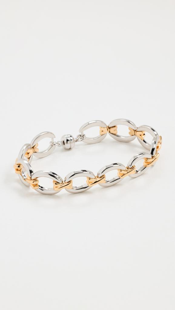 Luv AJ Two-Tone Chain Bracelet