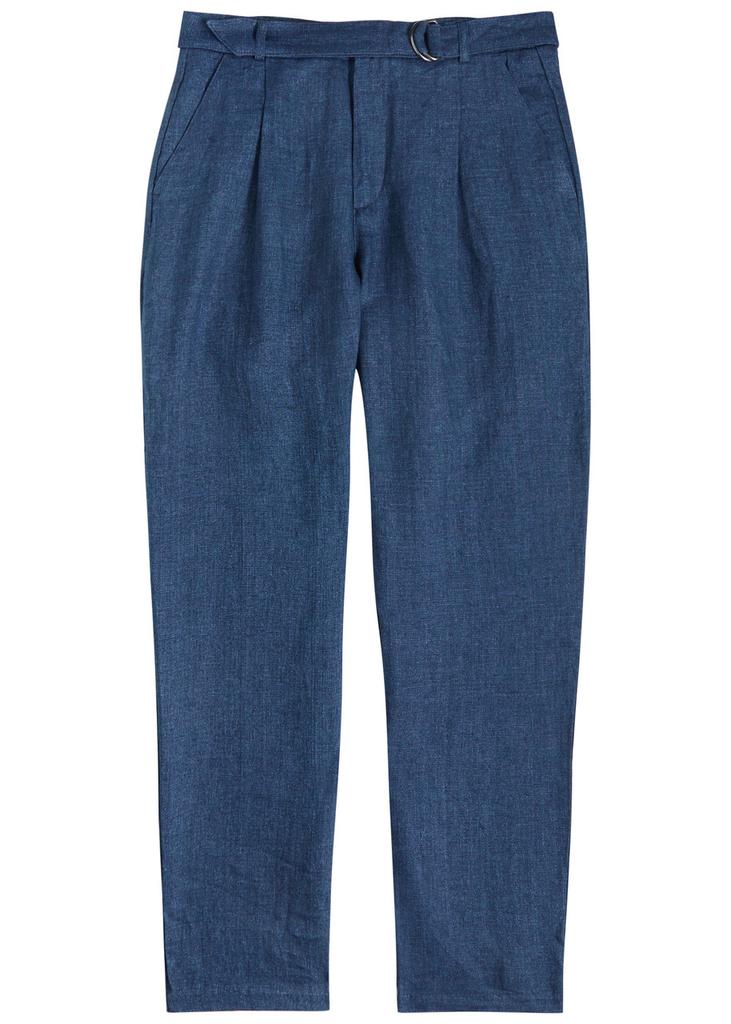 Oliver Spencer Belted linen trousers