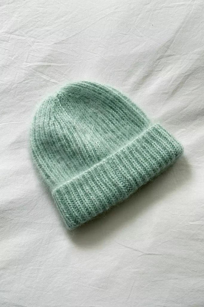 Urban Outfitters Sillage Mohair Ice Blue Chunky Beanie 1