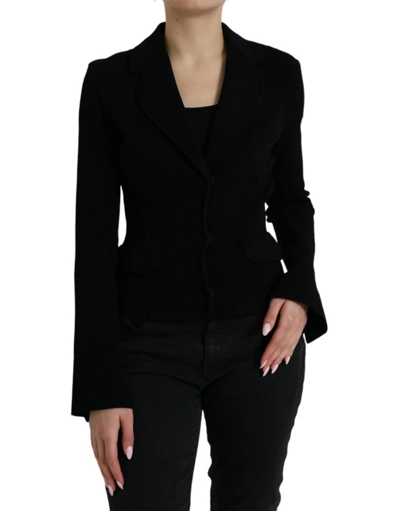 Dolce 
Gabbana Viscose Single Breasted Blazer Women
s Jacket