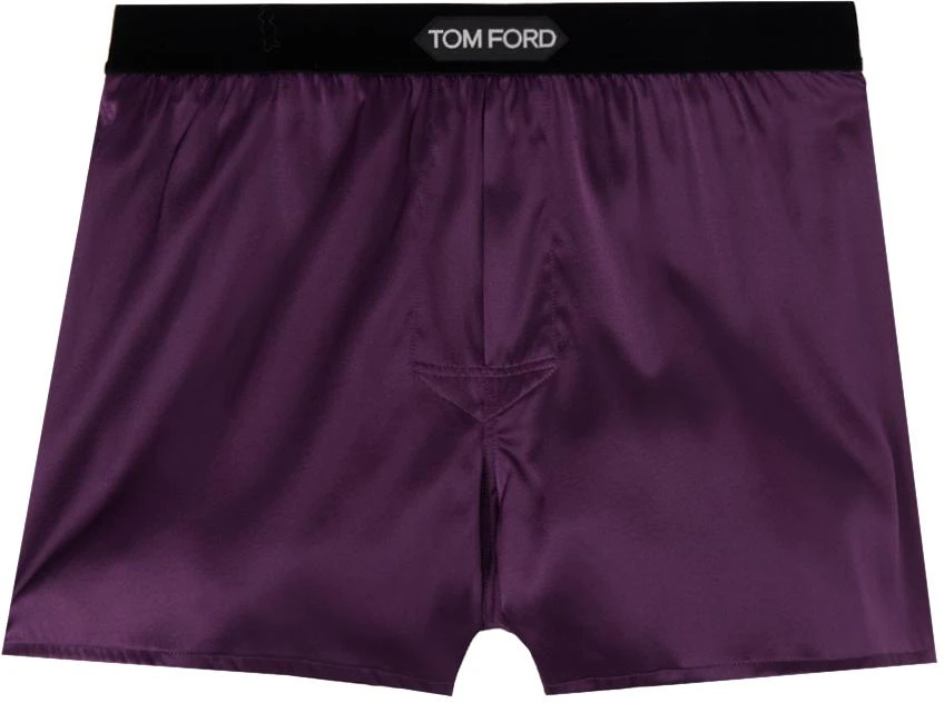 Tom Ford Purple Silk Boxers 1