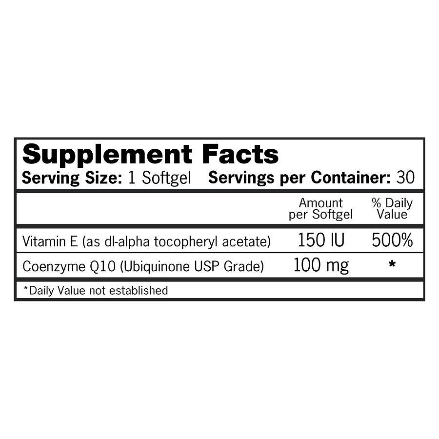 Qunol Ultra 100 mg CoQ10 Dietary Supplement Softgels