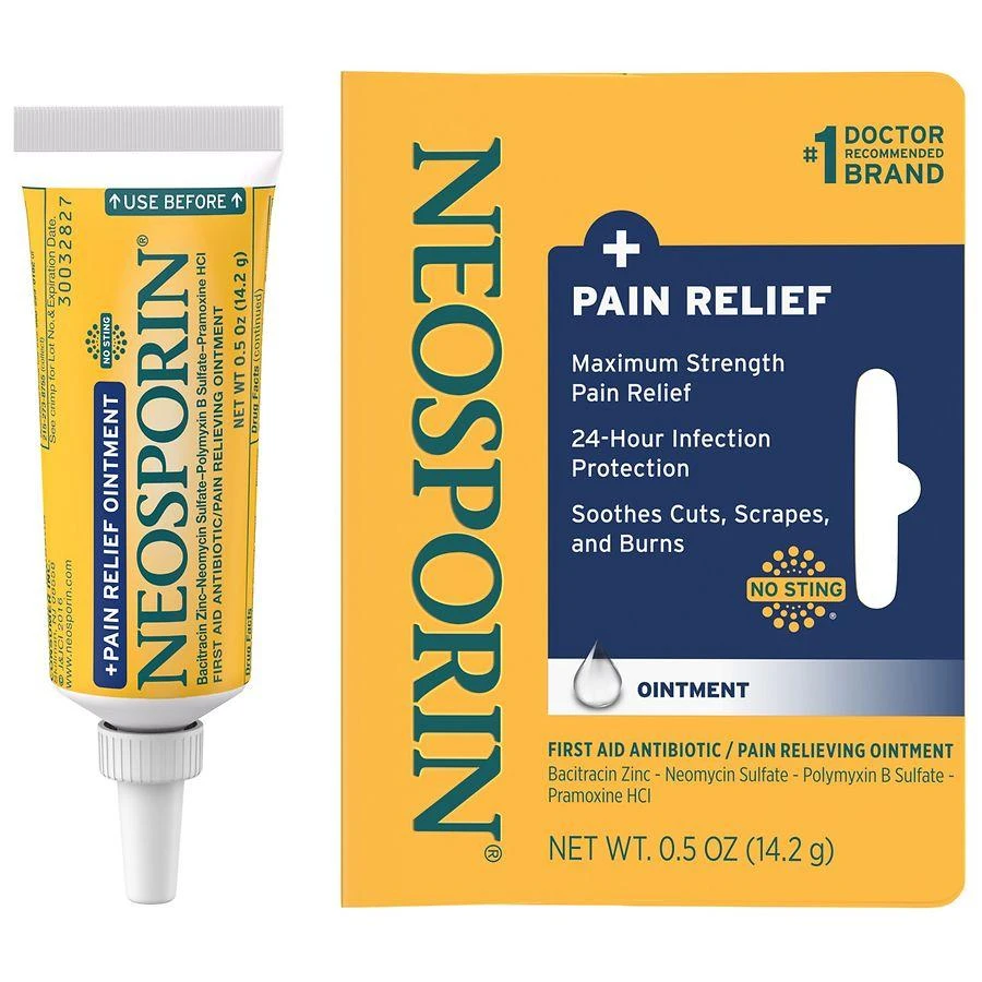 Neosporin + Pain Relief Dual Action Topical Antibiotic Ointment 7