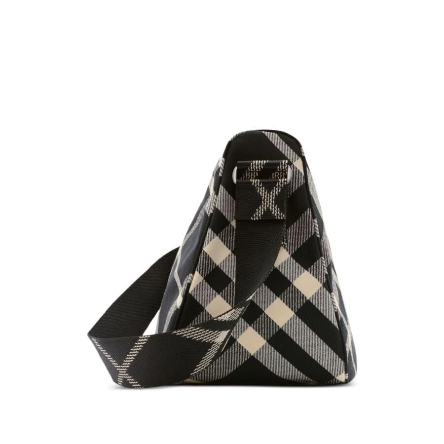 Burberry Open Box - Burberry Large Shield Checked Messenger Bag 3