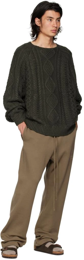 Essentials Gray Raglan Sweater 4