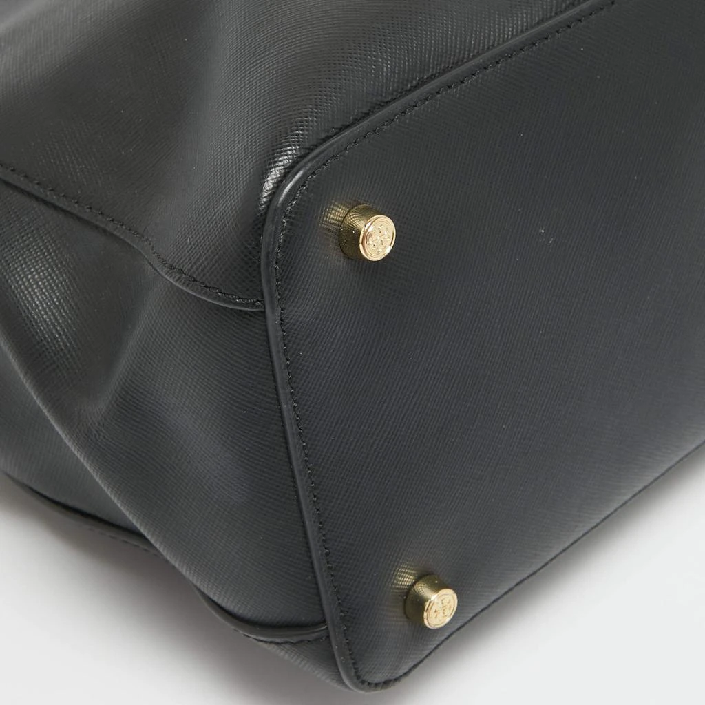 Tory Burch Tory Burch Black Saffiano Leather Double Zip Robinson Tote 13