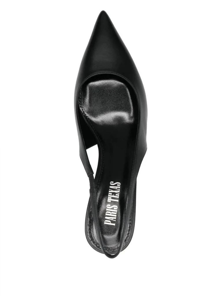 Paris Texas Paris Texas - Women's Lidia Slingback Pointed-toe Pin Heels 4