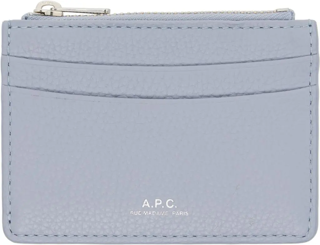 A.P.C. Blue Paris Card Holder