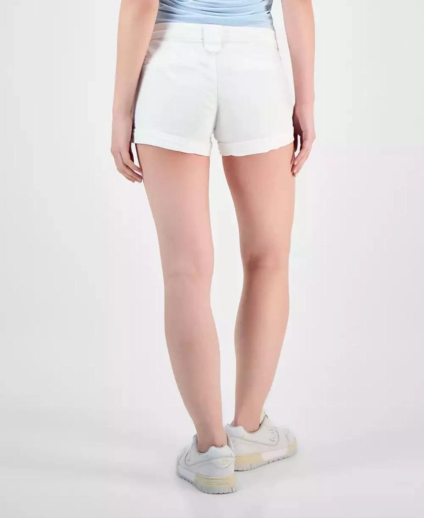 Almost Famous Juniors' Mid-Rise Button-Side Sailor Shorts 2