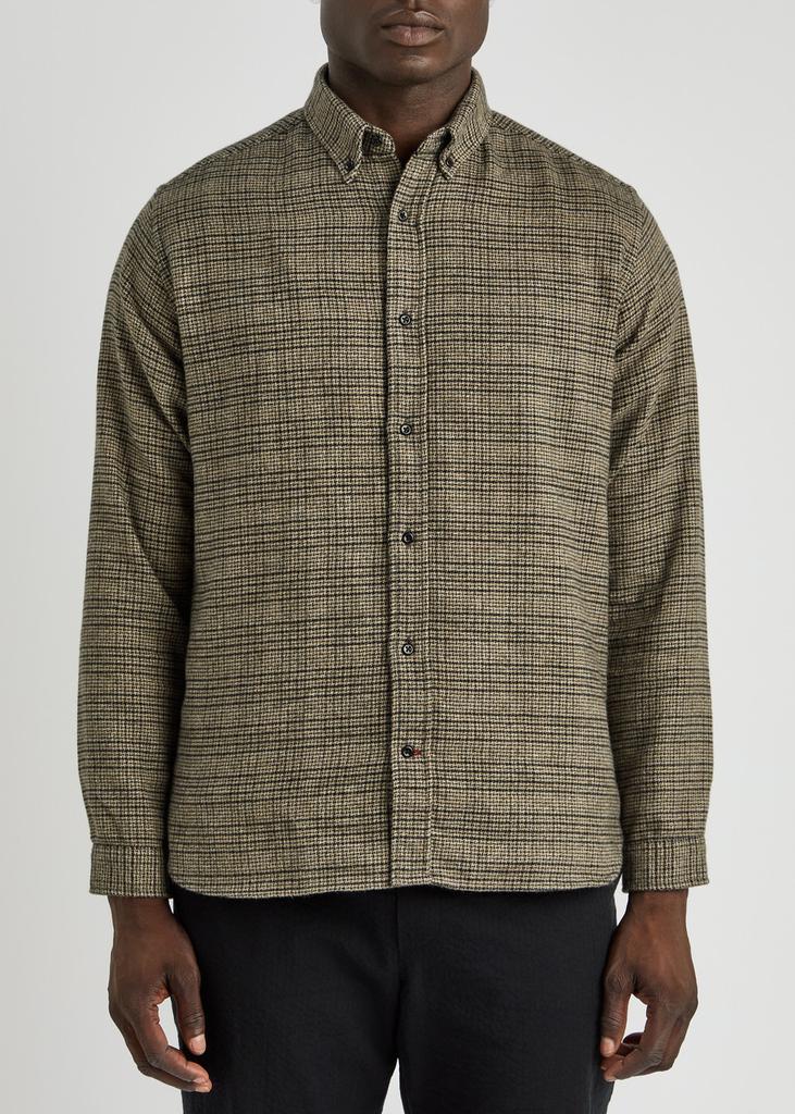 Oliver Spencer Brook checked flannel shirt