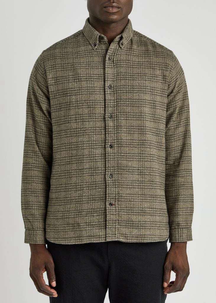 Oliver Spencer Brook checked flannel shirt 2