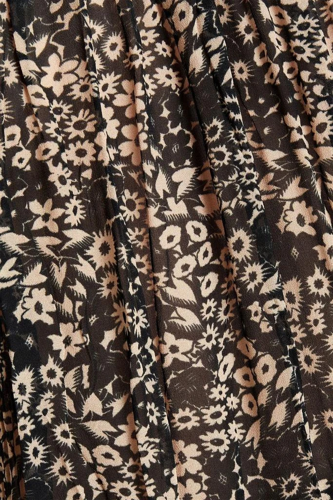 Isabel Marant Étoile Nimazu asymmetric gathered floral-print chiffon mini dress 4