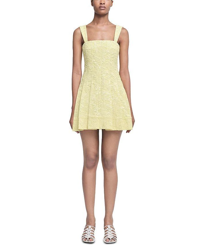 SIMKHAI Jovie Textured Mini Dress 4