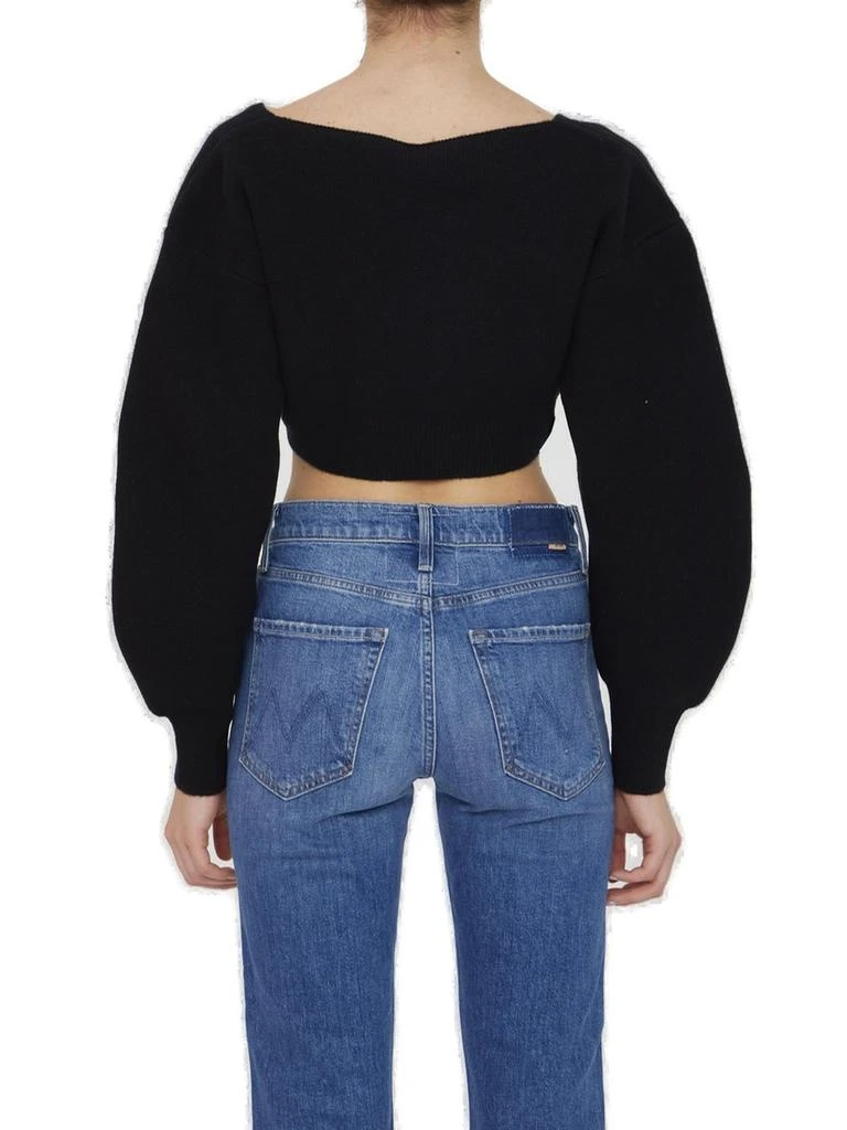 Alexander Wang Alexander Wang V-Neck Cropped Cardigan 2