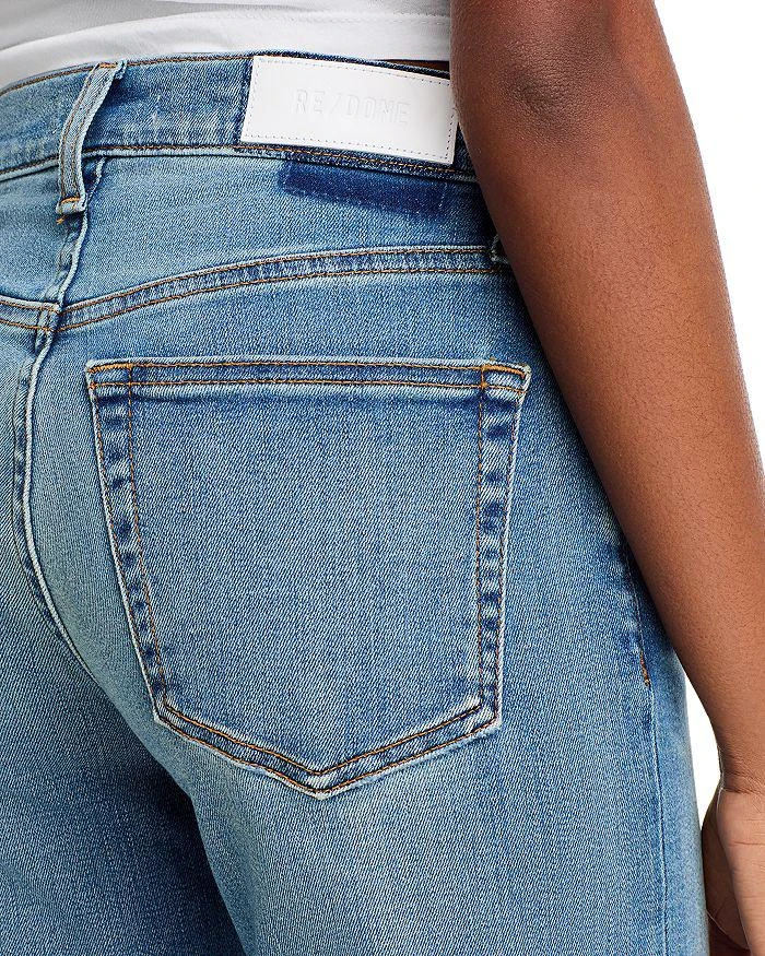 Re/Done Mid Rise Wide Leg Jeans in Blasted 5