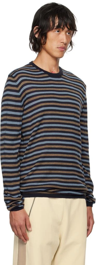 Gimaguas Blue & Brown Boulder Stripe Sweater 2