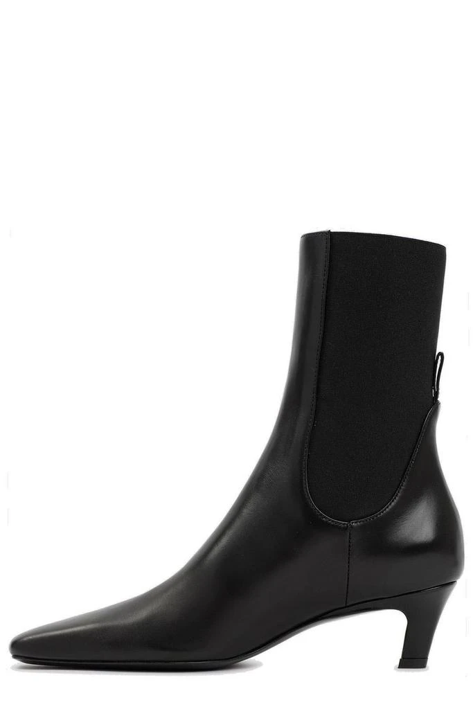Totême Totême Mid-Heel Square-Toe Ankle Boots 2