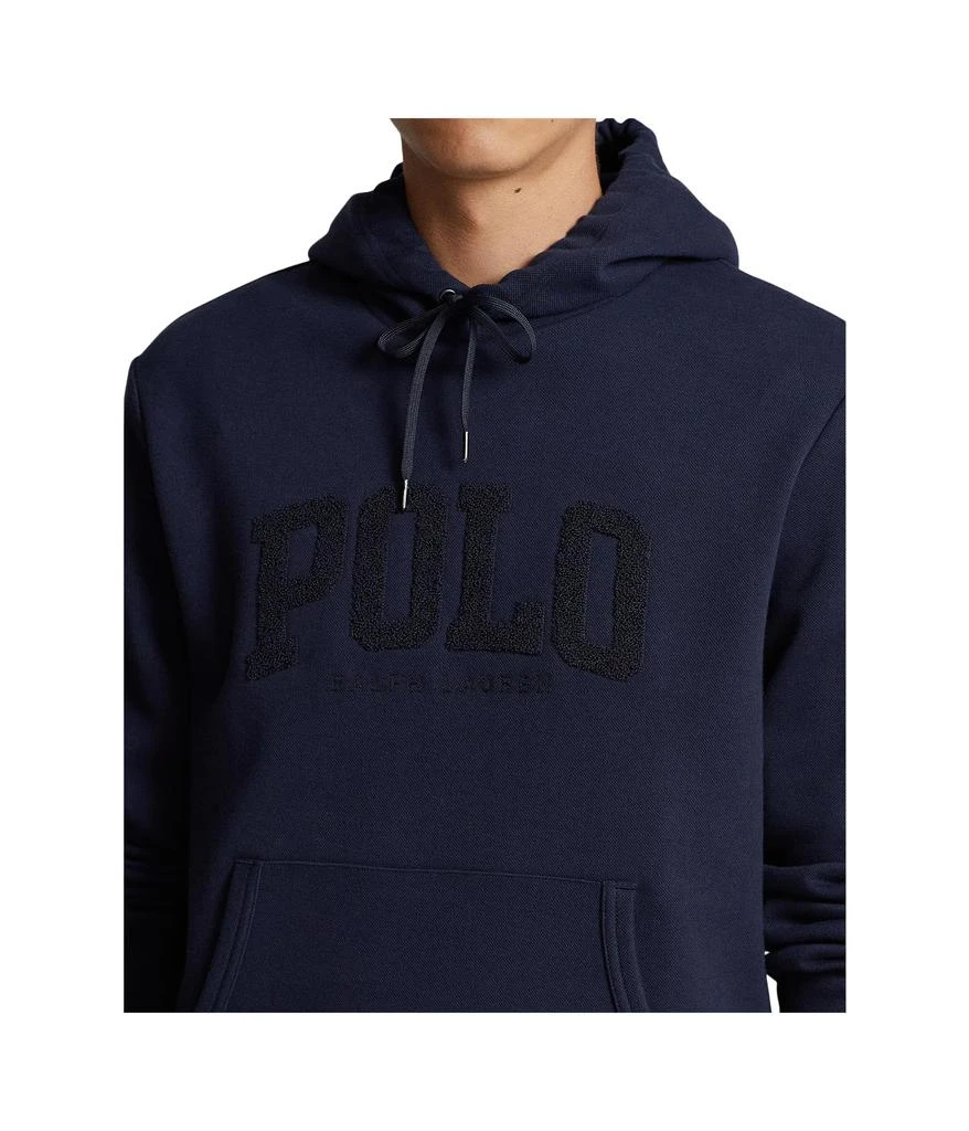 Ralph Lauren Logo Double-Knit Mesh-Face Hoodie 3