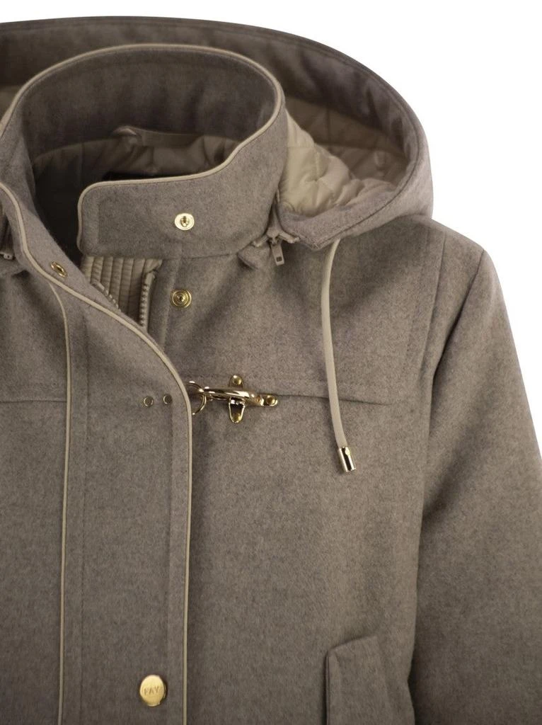 FAY Wool And Cashmere Parka 4