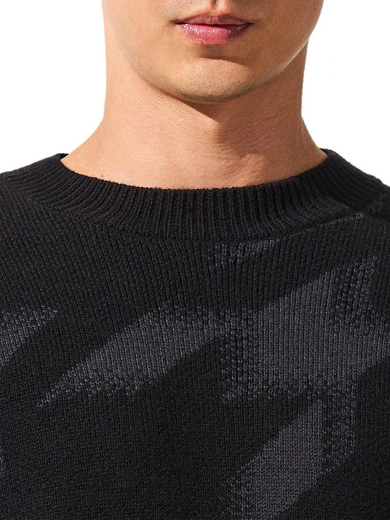 PERFECT MOMENT Cole Houndstooth Merino Knit Sweater 5