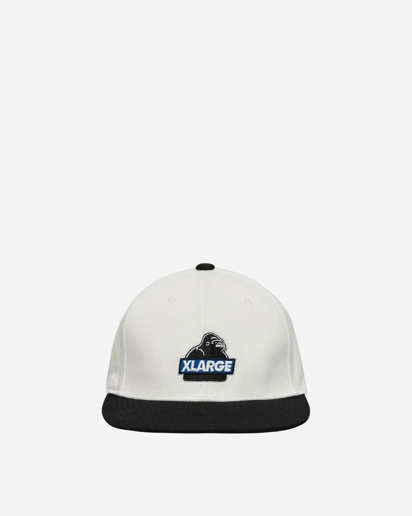 XLARGE Slanted OG Snapback Cap White 1
