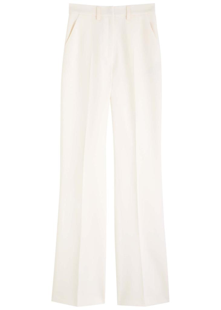 David Koma Flared straight-leg stretch-wool trousers