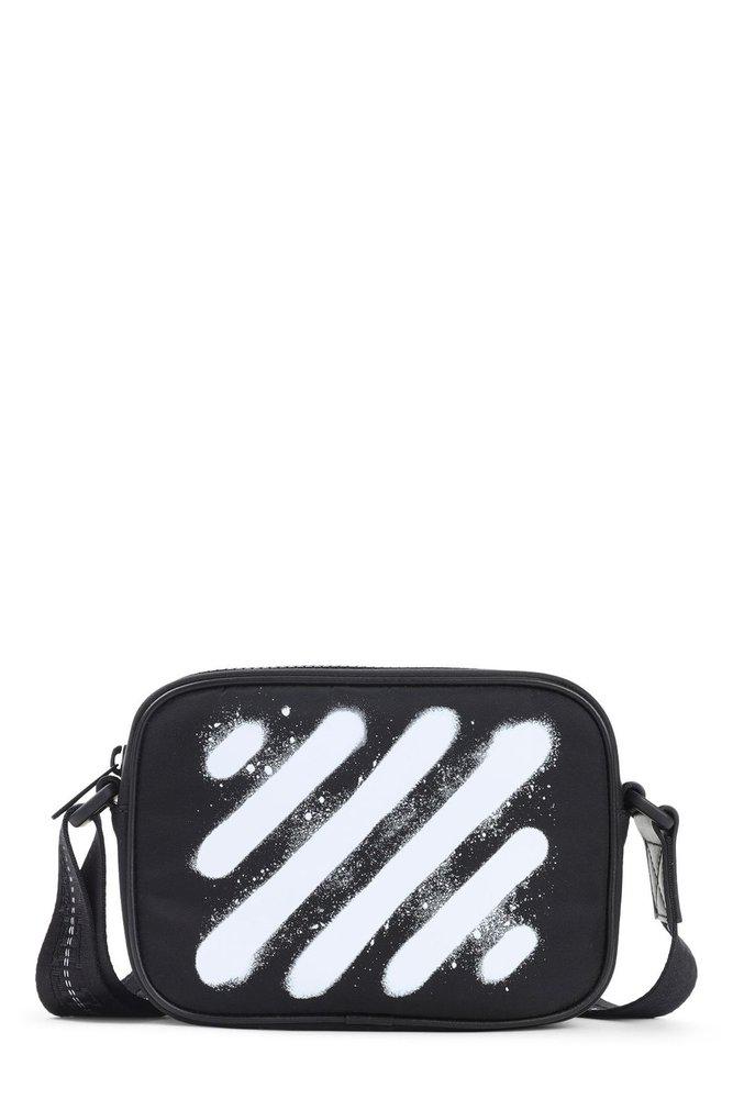 Off-White Off-White Logo Printed Zip-Up Messenger Bag