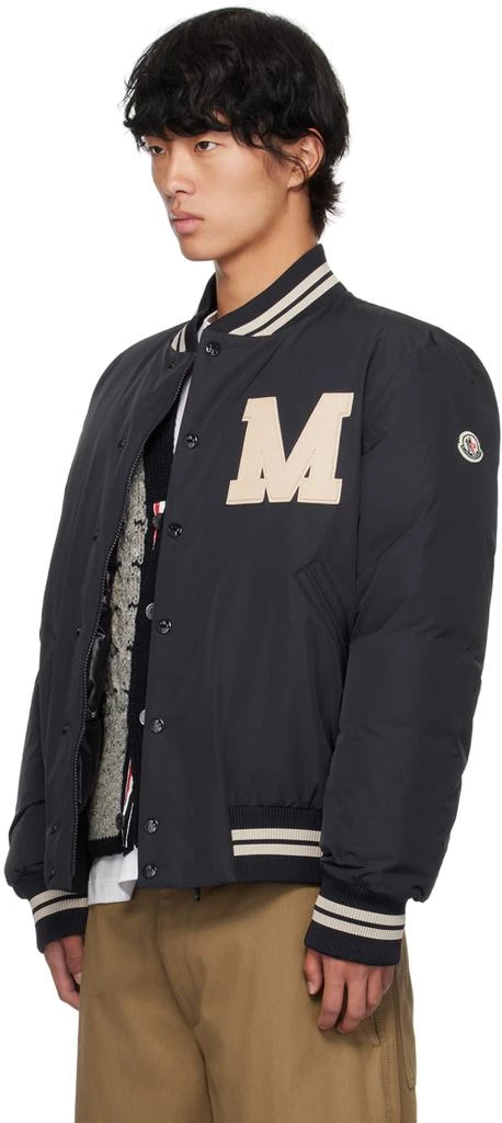 Moncler Navy Lateltin Down Bomber Jacket 4