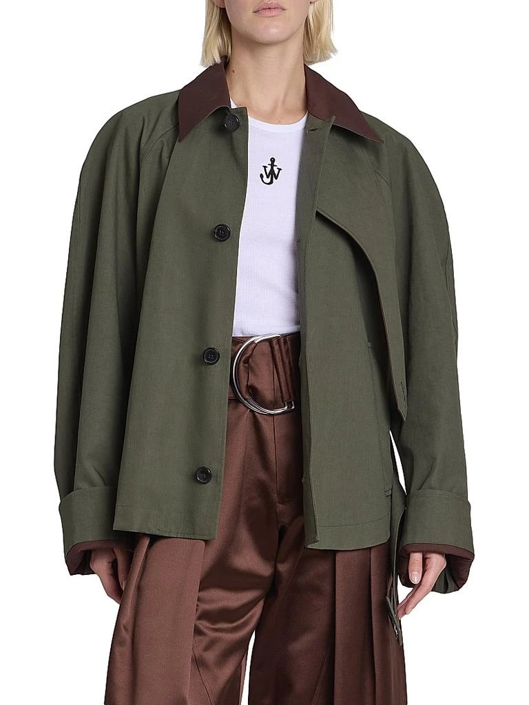 JW Anderson Cotton Belted Blouson Jacket 6