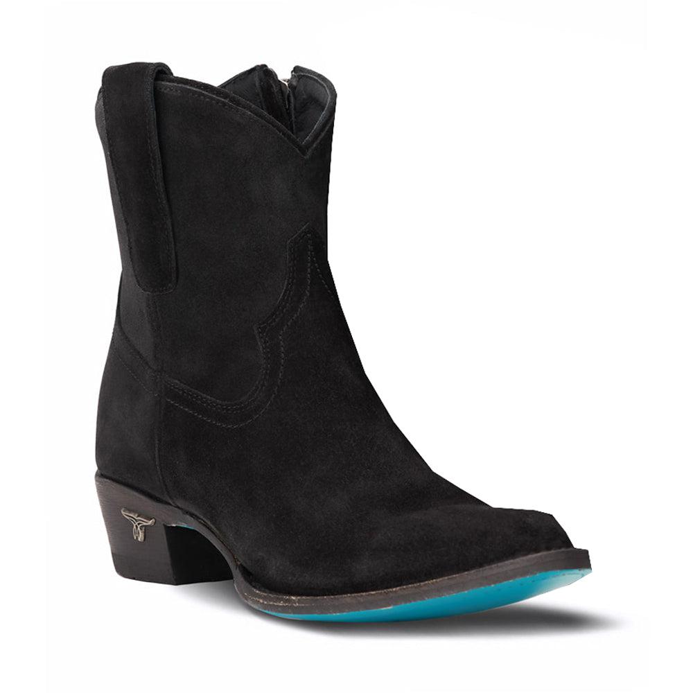 LANE Plain Jane Round Toe Zippered Cowboy Booties