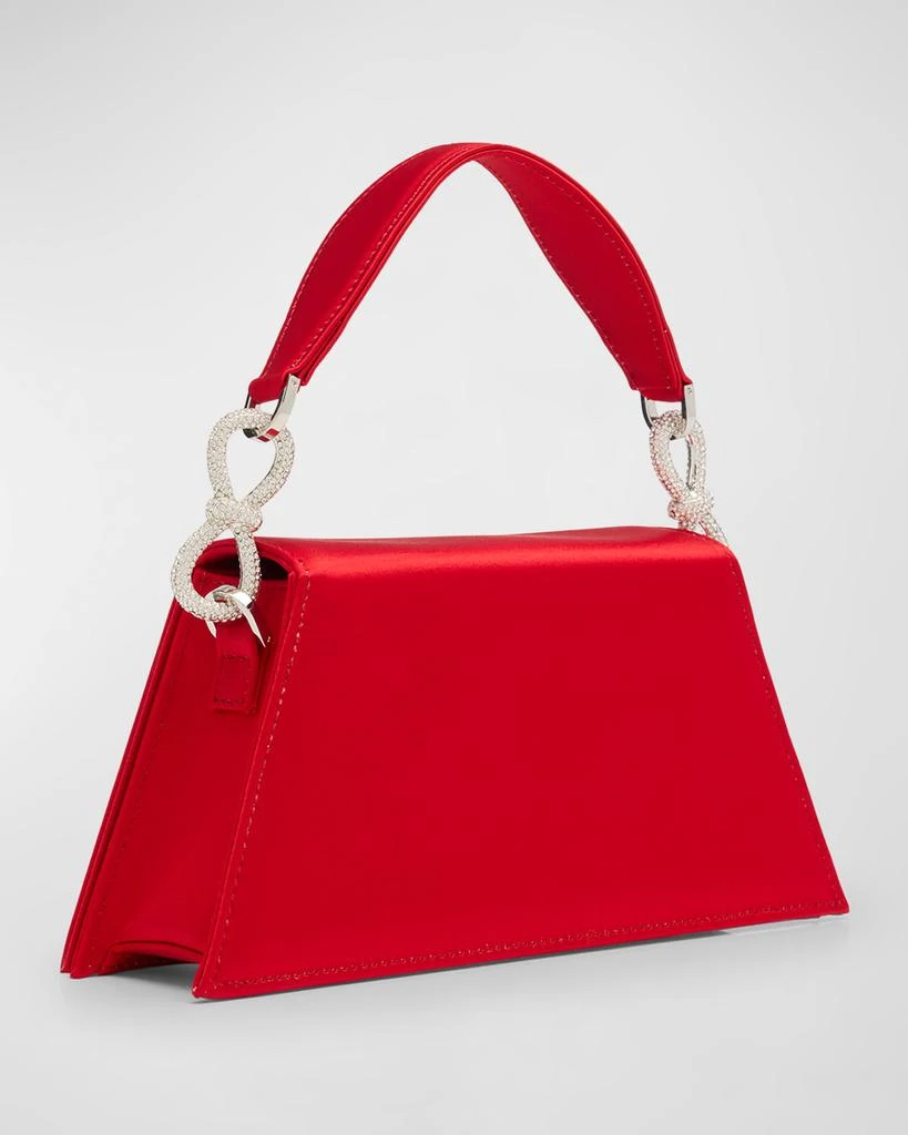 Mach & Mach Samantha Double Bow Satin Top-Handle Bag 6