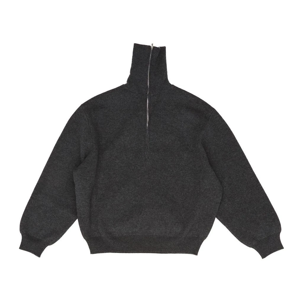 Balenciaga Balenciaga Half-Zip Knitted Jumper from Cettire