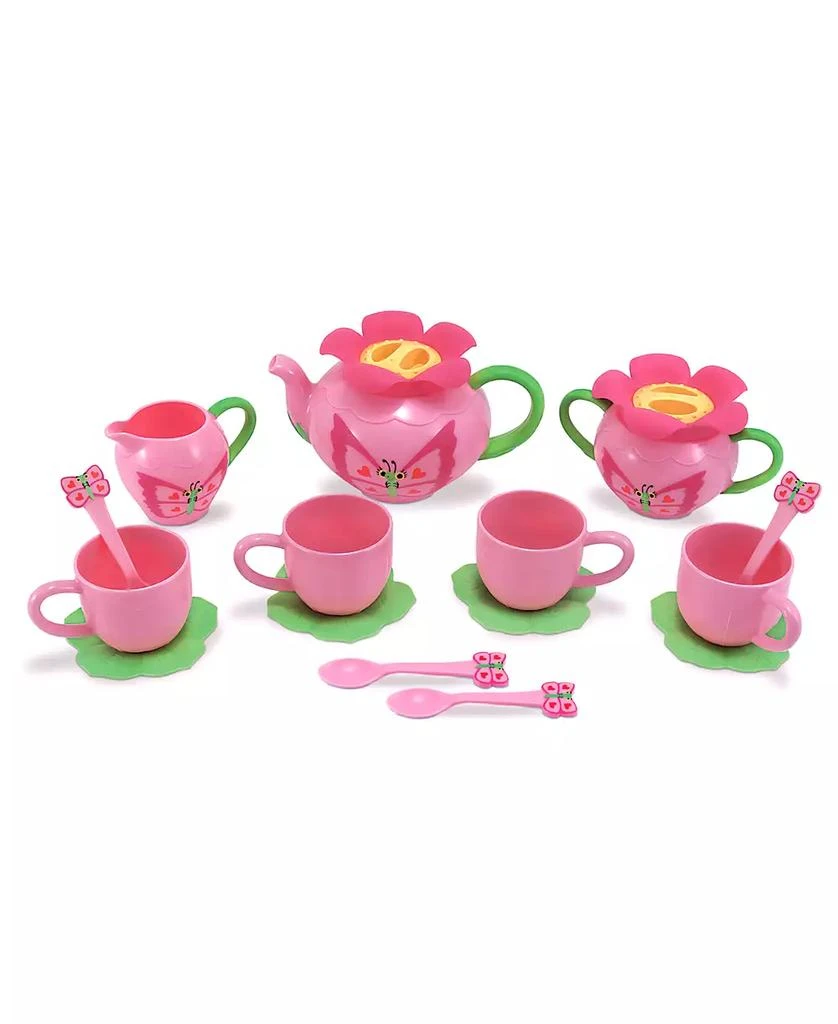Melissa & Doug Melissa & Doug Butterfly Tea Set (15 pcs) - Play Food Accessories 6