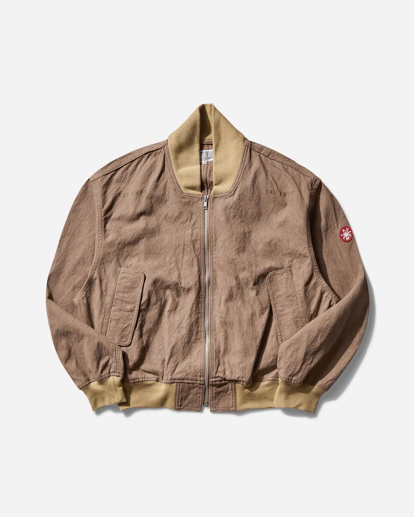 Cav Empt Men's Canvas Zip Jacket Brown