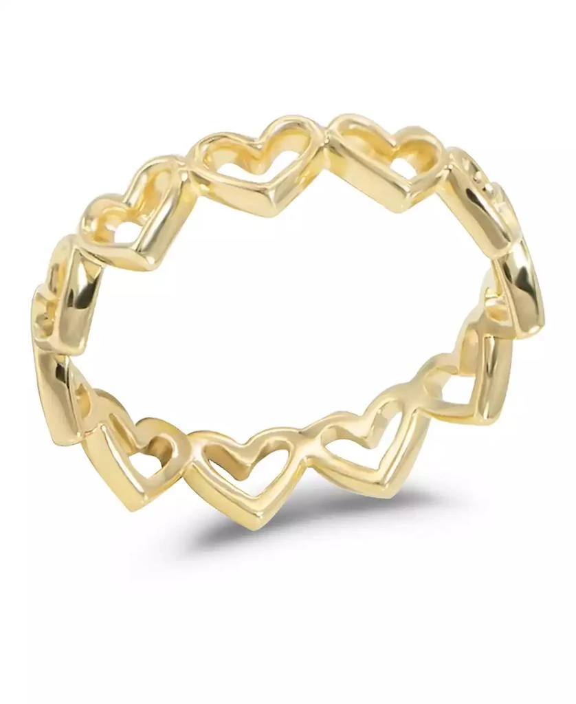 DEVATA Sweet Heart Ring in 14K Gold, Size 8, approx. 2.5 grams. 4