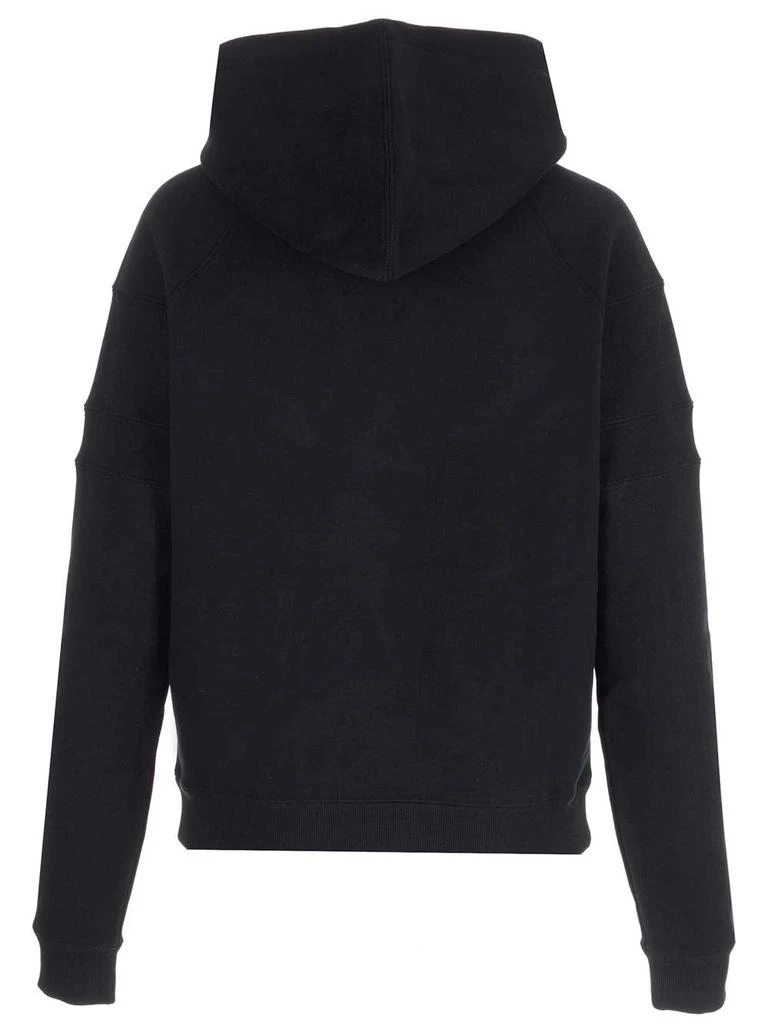 Yves Saint Laurent Saint Laurent Logo Detailed Drawstring Hoodie 2