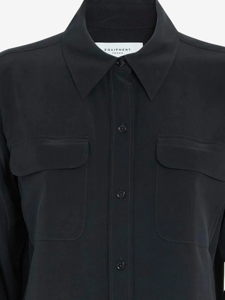 Equipment Equipment Button-Up Long Sleeve Top 3