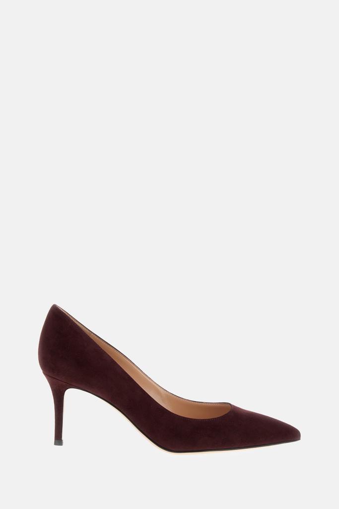 パンプス Gianvito Rossi ORGANZA SUEDE DECOLLETE T.085 Gianvito Rossi Organza Suede Decollete T.085 Pumps In Black