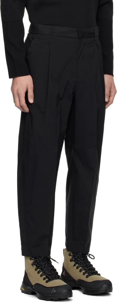 DESCENTE Black Primeflex Tapered Trousers