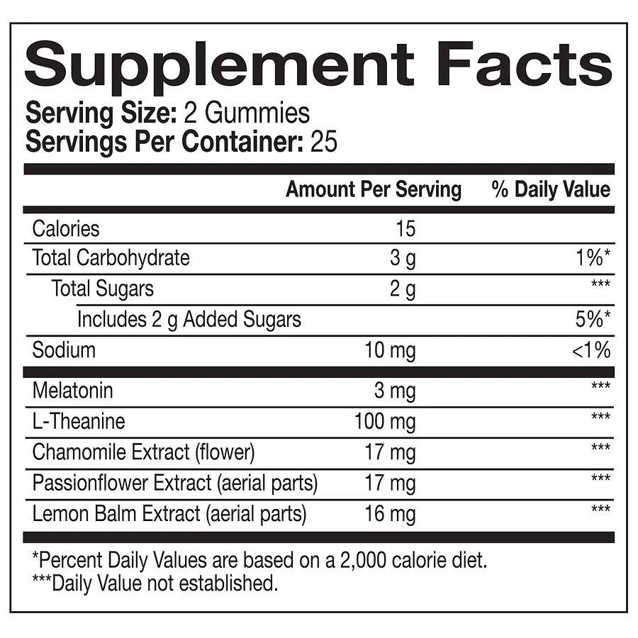 Walgreens Restful Sleep Gummy Blackberry Mint Flavor 3
