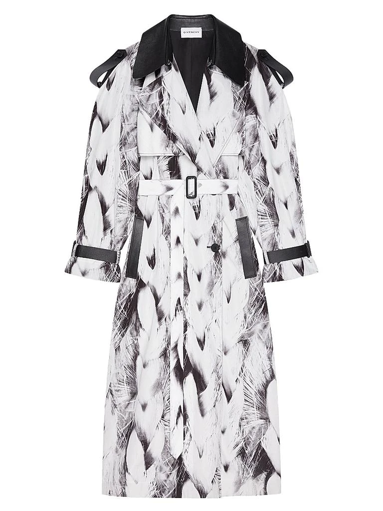 Givenchy Trench-Coat in Taffetas with Hair Print 1
