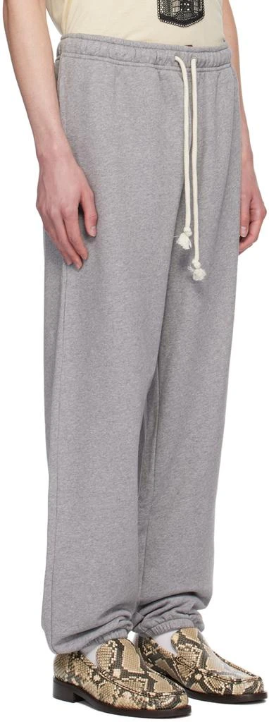 Acne Studios Gray Logo Patch Sweatpants 2