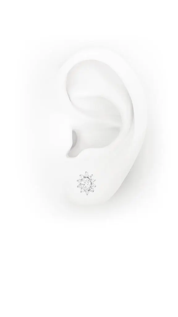 Mozafarian Gold and diamond earrings 2