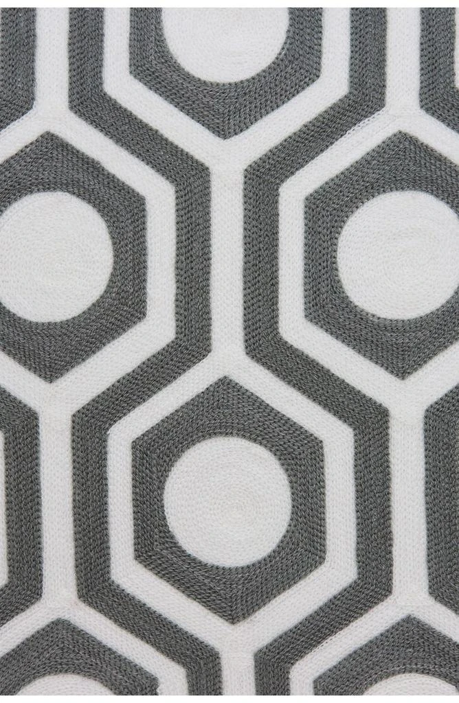 Parkland Ursae Traditional Pillow - 20" x 20" - Grey 4