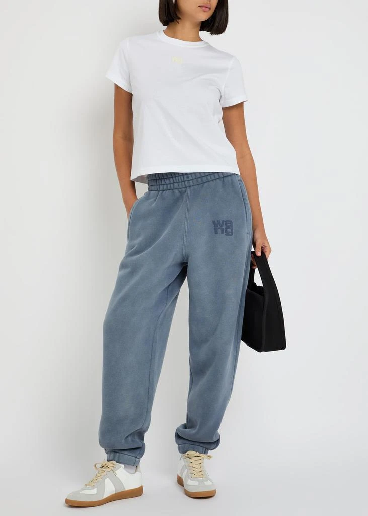 Alexander Wang Logo-embossed cotton-blend sweatpants 4