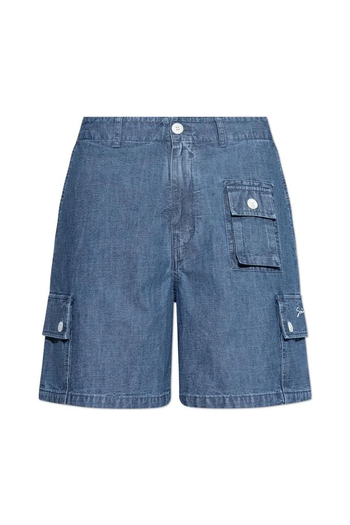 Givenchy Givenchy Denim Cargo Shorts 1